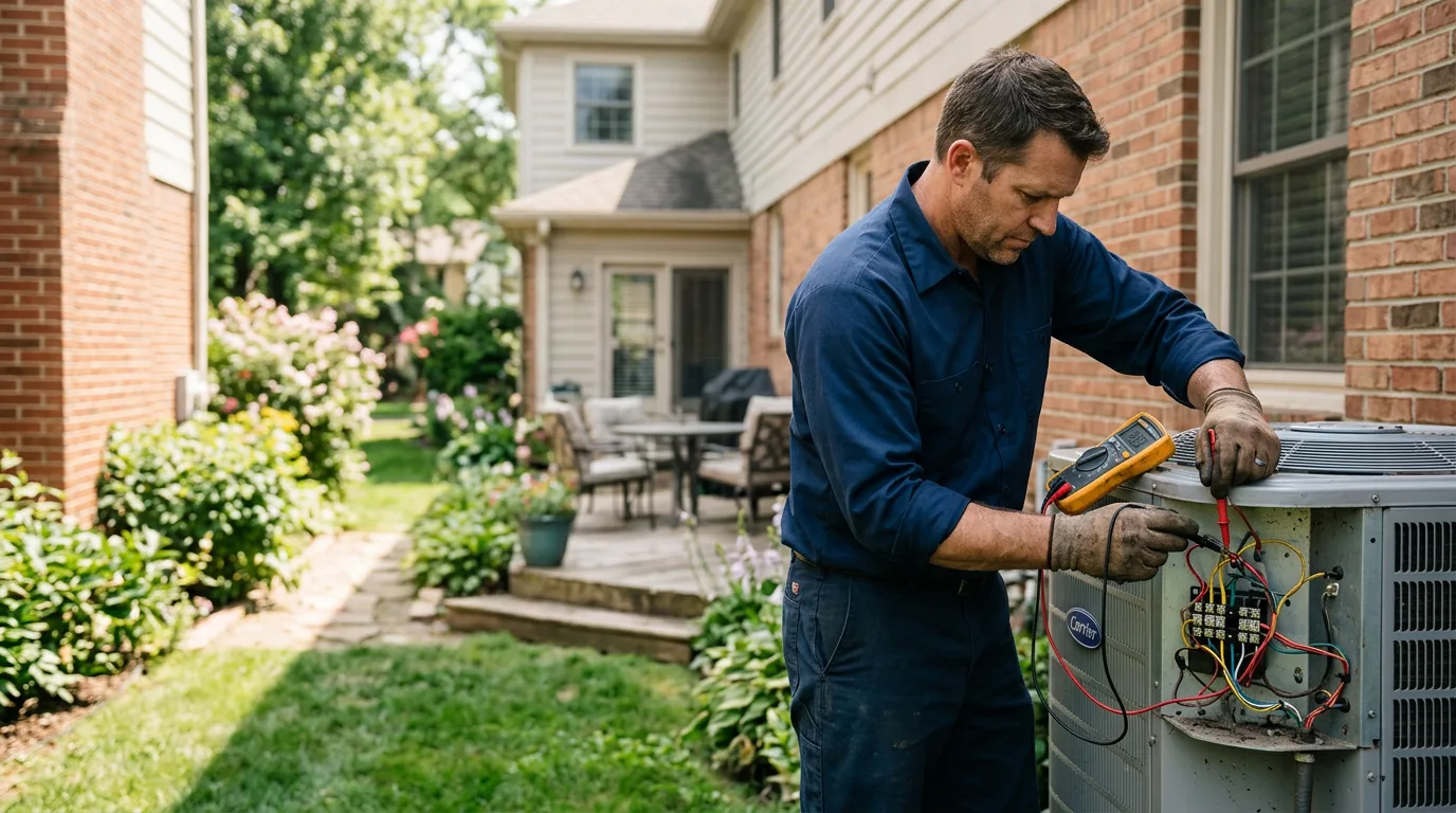 HVAC technician working near Sulphur Springs, TX